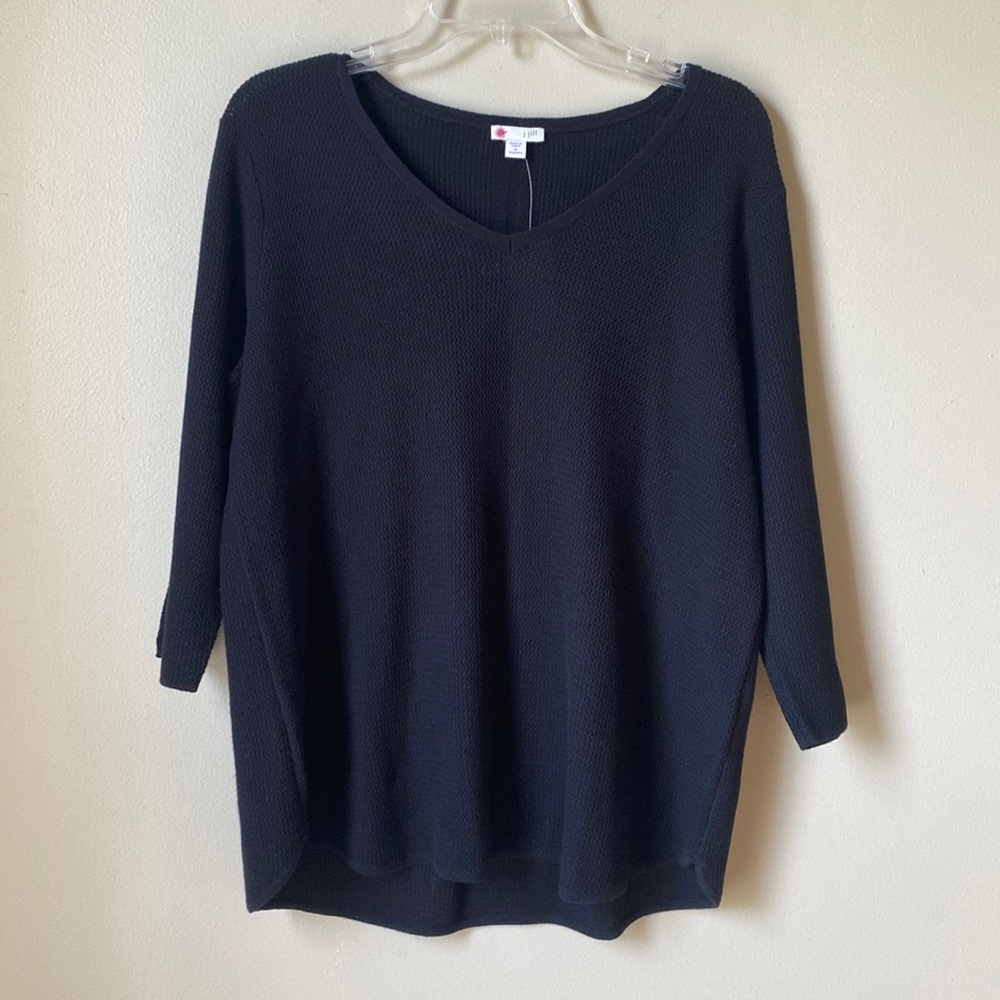J Jill | Open Knit Sweater Shirt